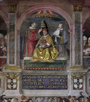 Pinturicchio: Coronation of Pope Pius III, Piccolomini Library