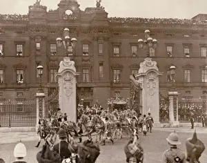 Rawhide Collection: Coronation Procession leaving Buckingham Palace