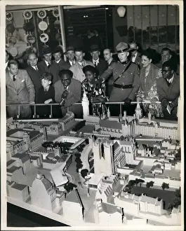 Mounties: Coronation procession route model on display, Earl's Court
