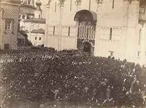 Uspensky: Coronation procession of Tsar Nicolas II, Moscow, Russia