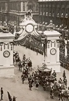 Rawhide Collection: Coronation Procession in Whitehall, London