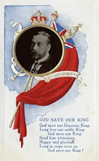 Gracious: Coronation Souvenir Postcard - King George V