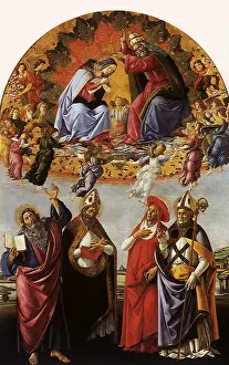 1490: The Coronation of the Virgin, by Botticelli