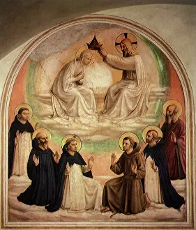 1440: Coronation of the Virgin, by Fra Angelico and workshop
