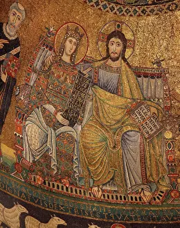 Caracalla: Coronation of the Virgin, mosaic, c.1140, Apse