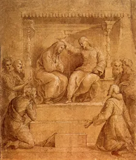 1517: The Coronation of the Virgin, by Raphael