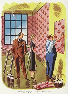 Monarchist: Coronation wallpaper, 1953