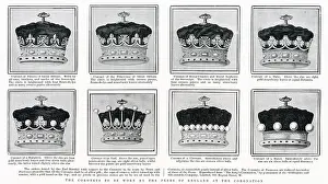 Peeresses: Coronets to be worn by Peers at the Coronation 1902