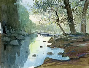 Limoges: Corot Painted Here, Limoges ' River Scene