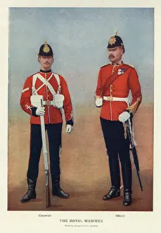Corporal: Corporal and Officer of the Royal Marines