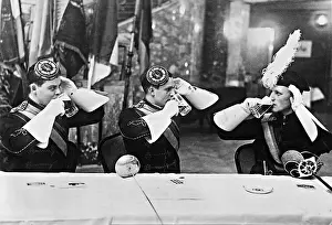 Chaps: Corps students at a Kommers, 1933