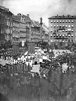 Marienplatz: Corpus Christi procession on the Marienplatz