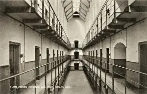 Bodmin: Corridor and cell doors, Bodmin Gaol, Cornwall