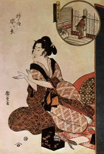 Courtesan: Corridor in the Evening Snow, Courtesan in the Bright Room