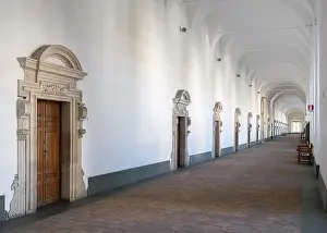 Nicolo: Corridor, Monastery of San Nicolo l'Arena, Catania, Sicily
