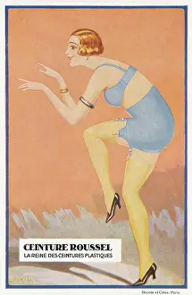 Girdle: CORSET BELT - circa 1929