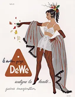 Girdle: De We Corset - Bra 1950s