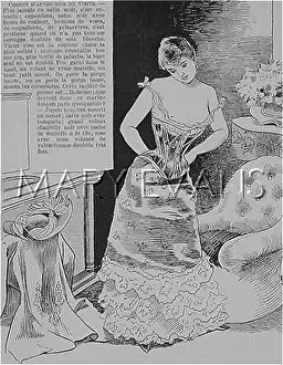 Underskirt: CORSET AND UNDERSKIRT