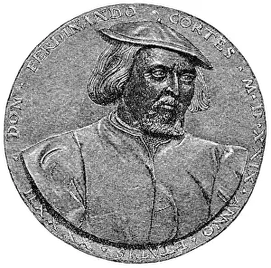 Ferdinando: Cortes, Hernan, 1485 - 2.12.1547, Spanish conquistador