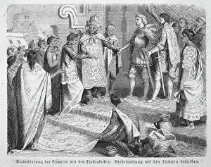 Betrothal: CORTES & TLAXCALANS