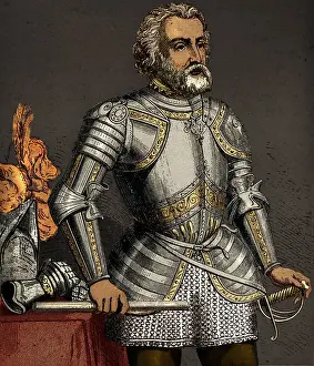 Cortez: Cortez, Hernando, 1485 - 2.12.1547, Spanish Conquistador