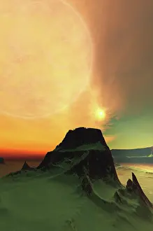 Topography: Cosmic landscape on another world