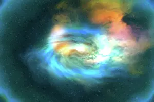 Continuity: Cosmic space image of the universe