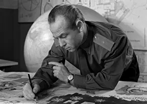 Paints: Cosmonaut Alexei Leonov, 1965