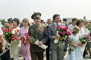 Cosmonauts: Cosmonauts Vladimir Kovalyonok and Viktor Savinykh