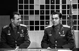 Cosmonauts: Cosmonauts Y. Gagarin and A. Nikolayev