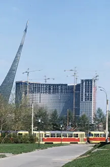 Conquerors: Cosmos Hotel under construction, 1978