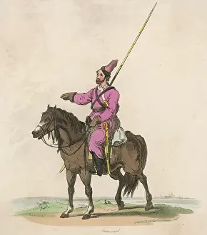 Urals: A Cossack of the Urals on Horse