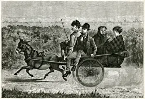 Coster: COSTER IN DONKEY CART