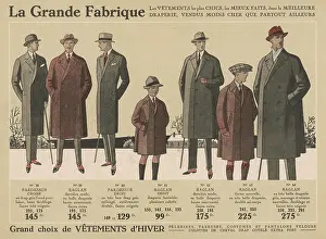 Sacs: Costs - Men - Boys 1926