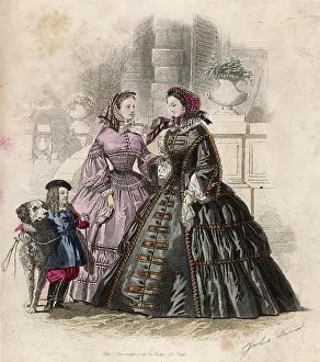 Buttoning: Costume 1860 - Jules David