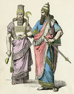 Fringing: Costume - Ancient Assyria