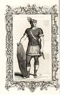 Breastplate: Costume of an ancient Roman cavalryman