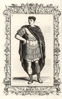 Breastplate: Costume of ancient Roman and Trojan men