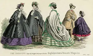 Shawls: Costume April 1862
