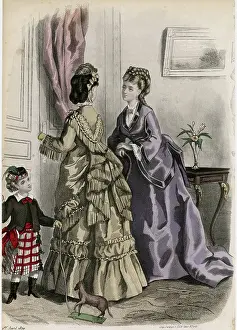 Frocks: Costume April 1870