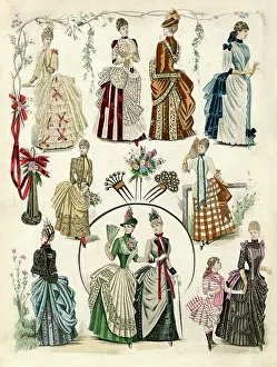 Bustle: Costume August 1886