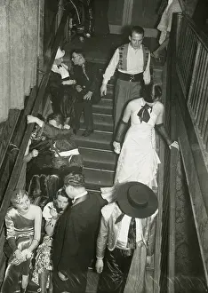 Socialising: Costume ball at the Berlin Zoo, 1933