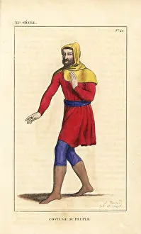 Mifliez: Costume of the common man, 11th century