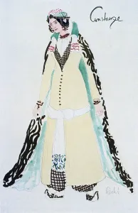 Betrothed: Costume for Constanze circa 1913. Constanze