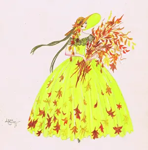 Feuilles: Costume design by Louis Curti