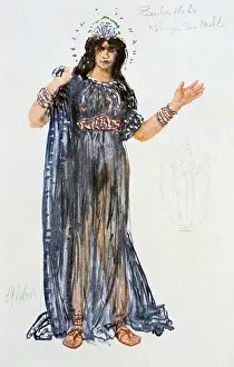 Theresa: Costume design for the Queen of the Night, 1913