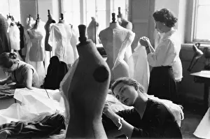 Concentrating: Costume design students at Central School of Art