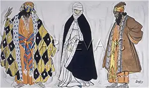 Annunzio: Costume designs by Bakst