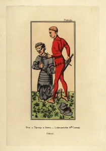 Dines: Costume of an executioner and knight in suit