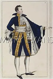 Neckcloth: COSTUME/FRENCH SENATOR